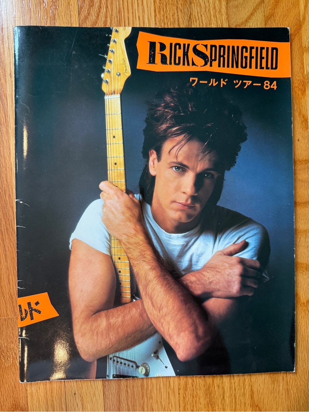 Rick Springfield 1984 Japanese Concert Tour Book / Program EUC